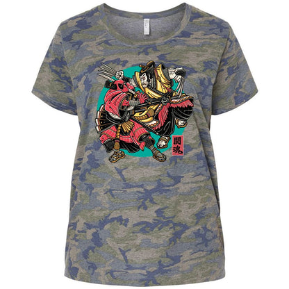 Ladies Curvy Jersey - UZ12LDF1 - Vintage Camo - 5