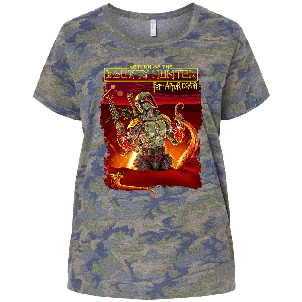 Ladies Curvy Jersey - S612QVRH - Vintage Camo - 5