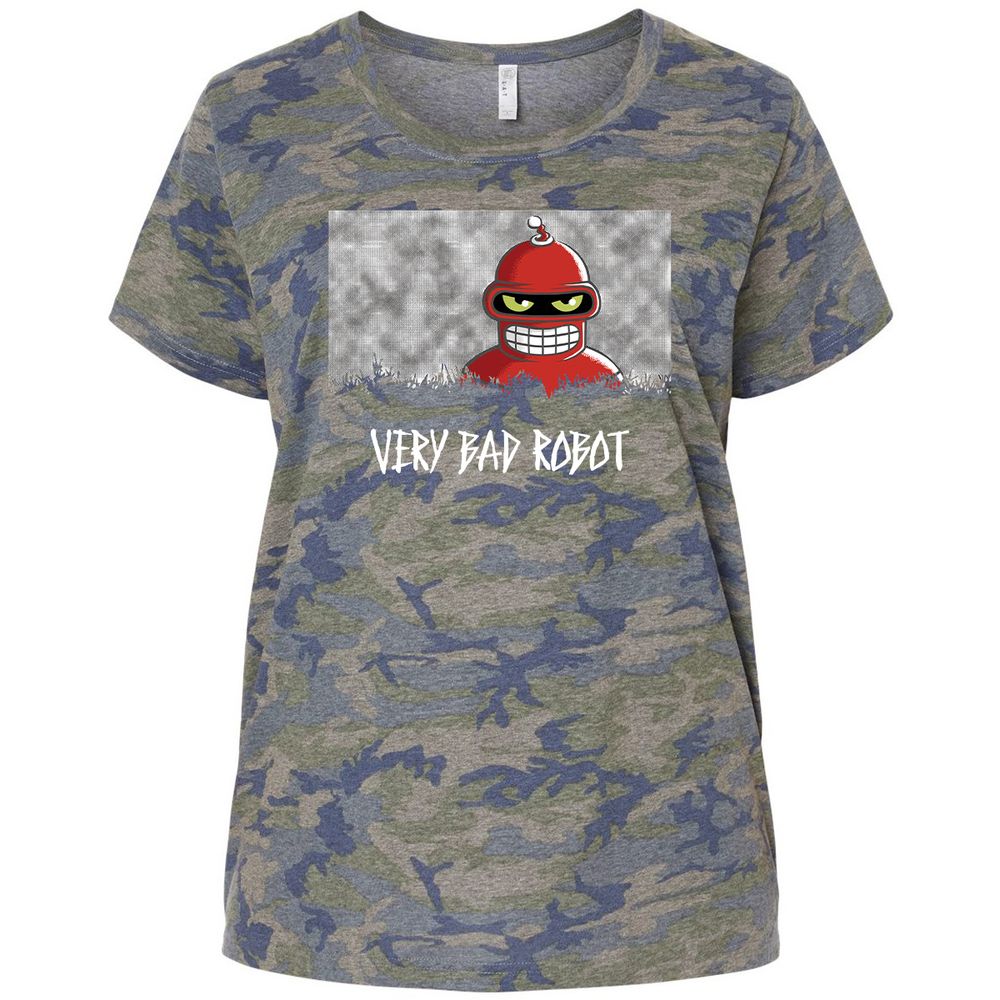 Ladies Curvy Jersey - N3WQ555M - Vintage Camo - 5