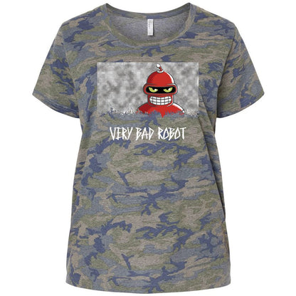 Ladies Curvy Jersey - N3WQ555M - Vintage Camo - 5