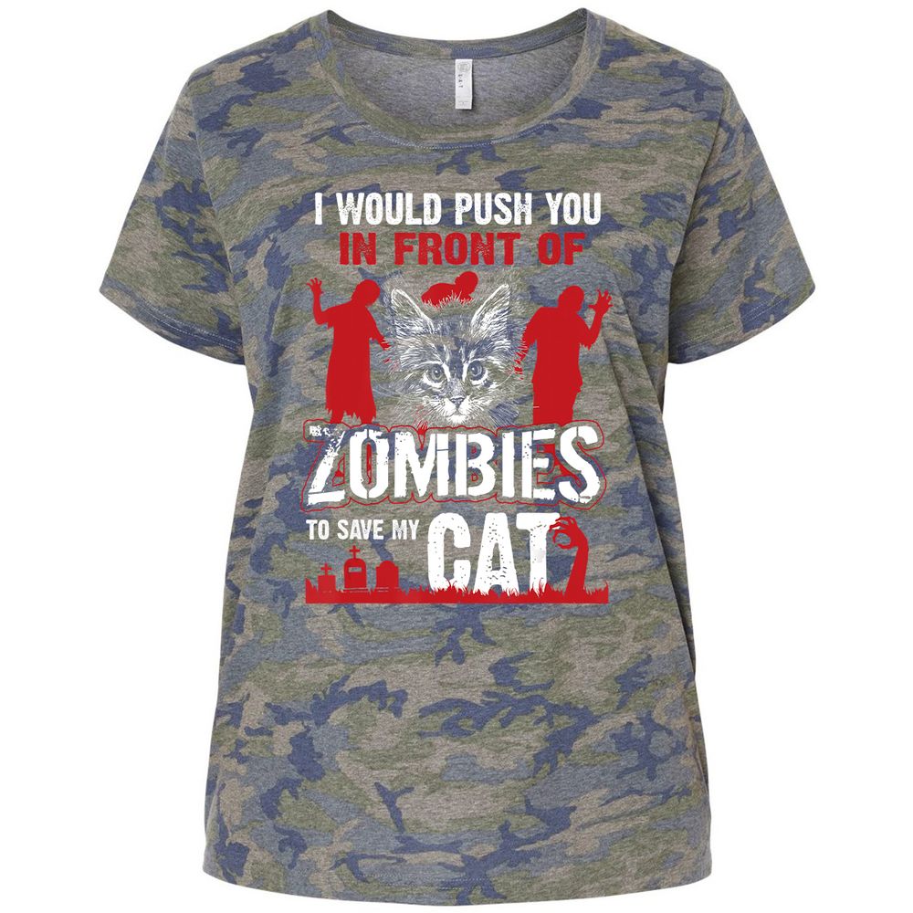 Ladies Curvy Jersey - V8DVQLYY - Vintage Camo - 5