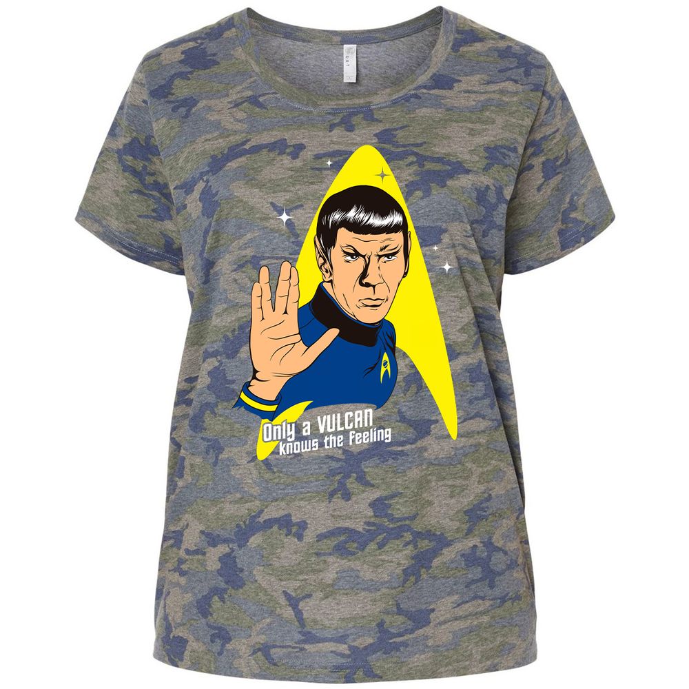 Ladies Curvy Jersey - C82DGDXA - Vintage Camo - 5