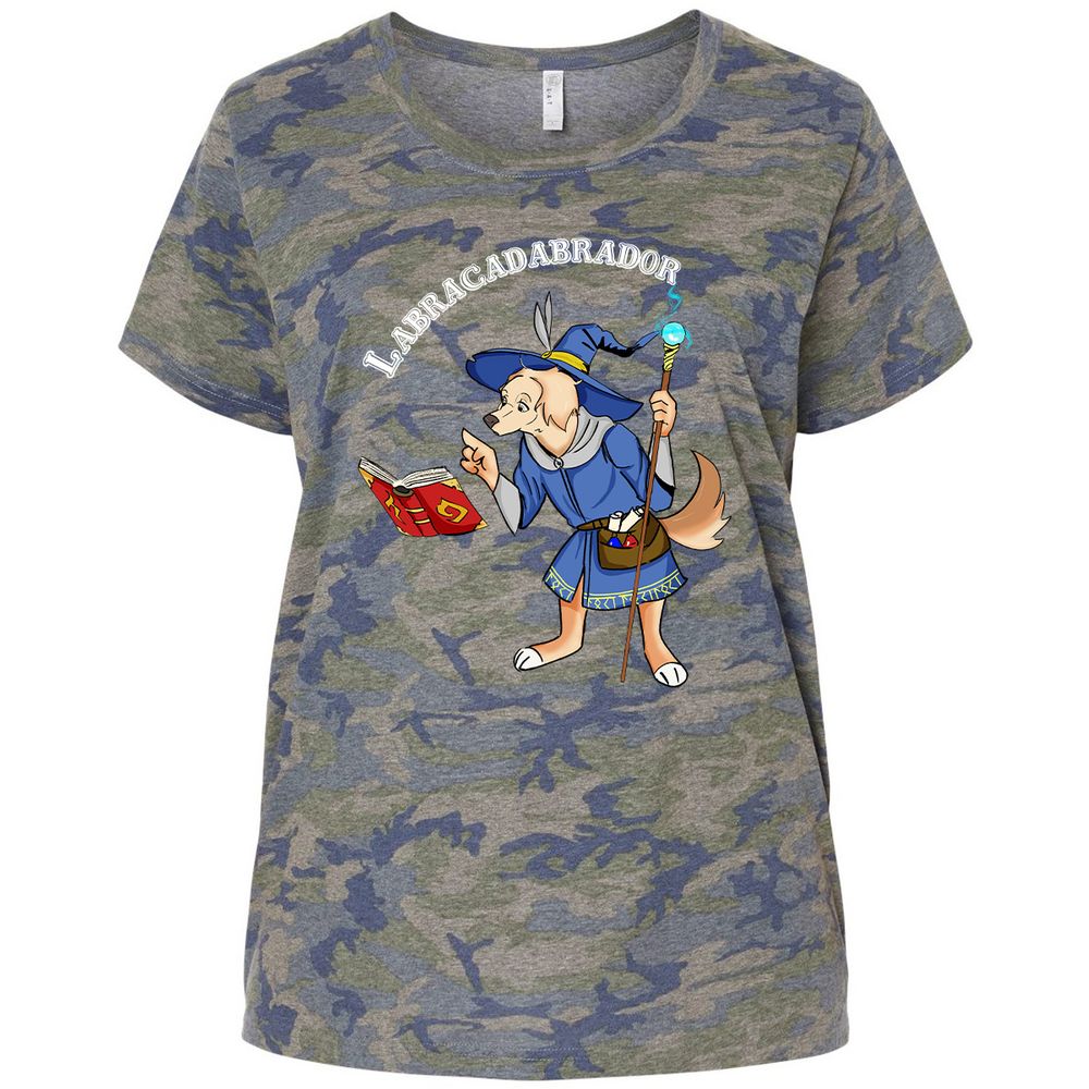 Ladies Curvy Jersey - EX6VNUWU - Vintage Camo - 5