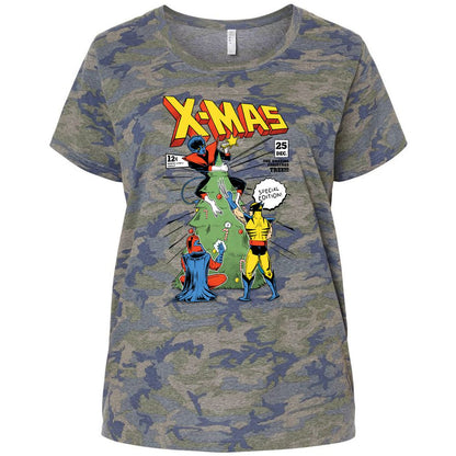 Ladies Curvy Jersey - UTVUCLPB - Vintage Camo - 5