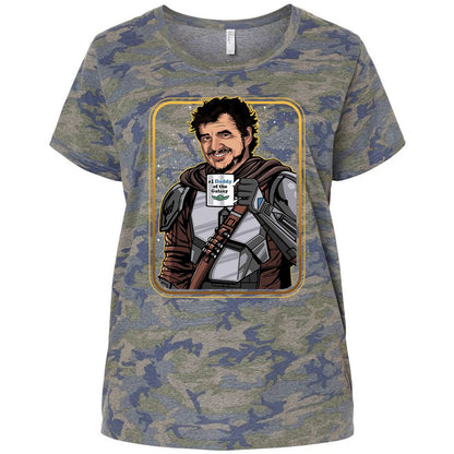 Ladies Curvy Jersey - PJ8DS21G - Vintage Camo - 5