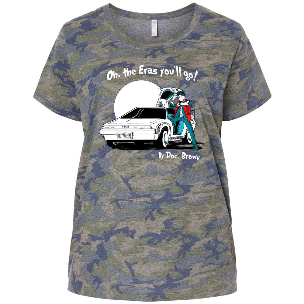 Ladies Curvy Jersey - LDCA15C9 - Vintage Camo - 5
