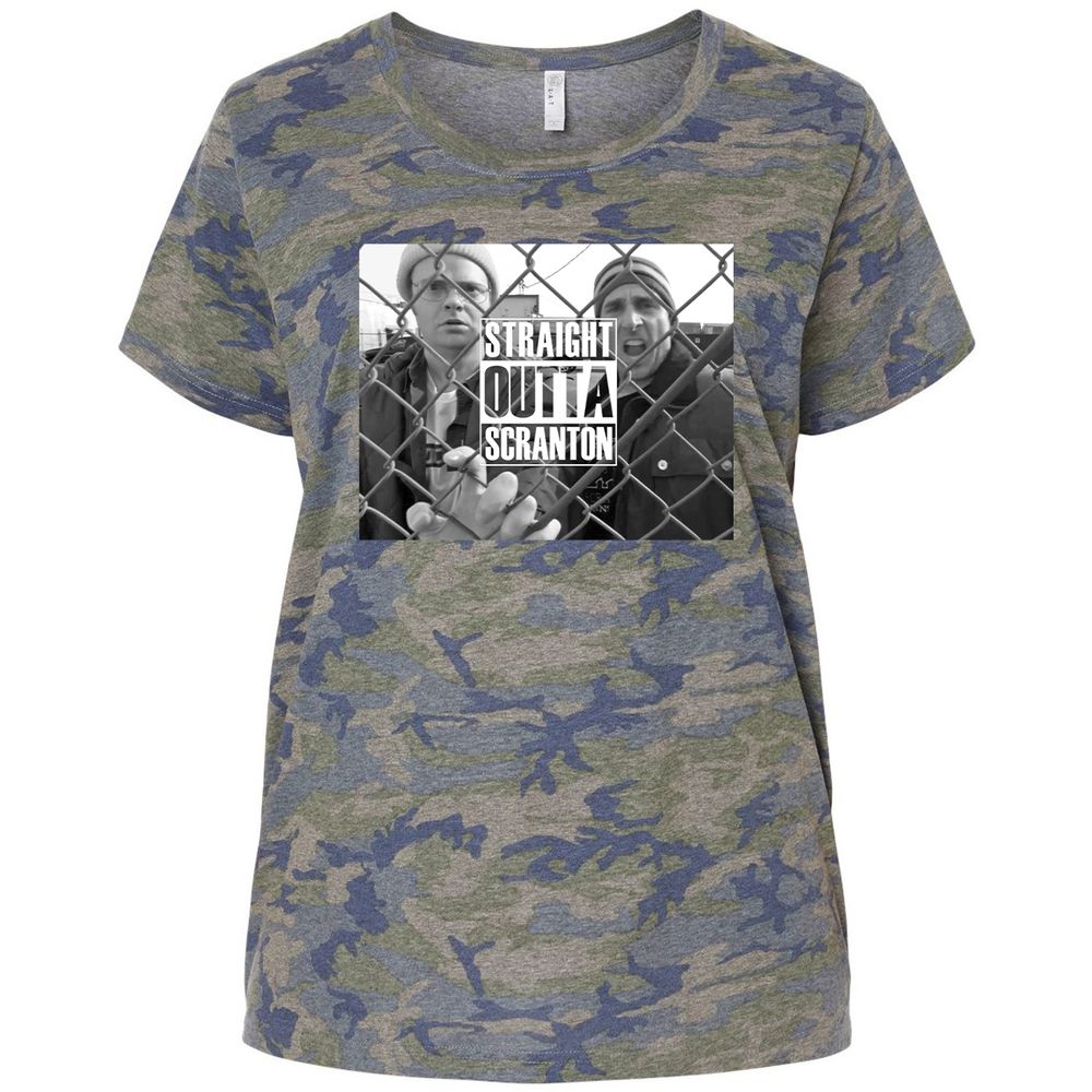 Ladies Curvy Jersey - SE97TWXY - Vintage Camo - 5