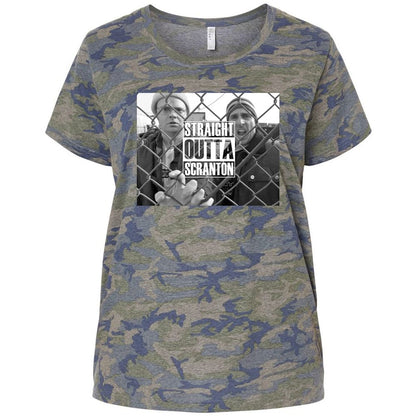Ladies Curvy Jersey - SE97TWXY - Vintage Camo - 5
