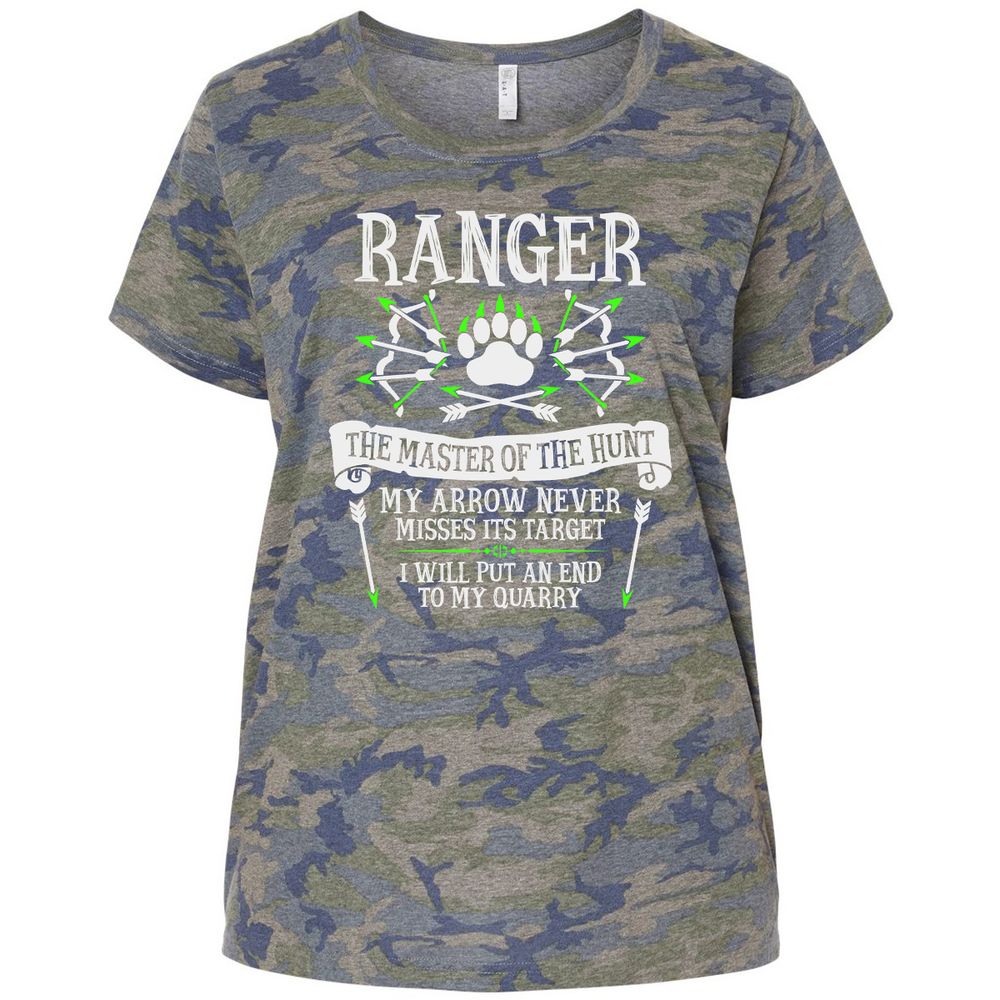 Ladies Curvy Jersey - 1B6K52UR - Vintage Camo - 5