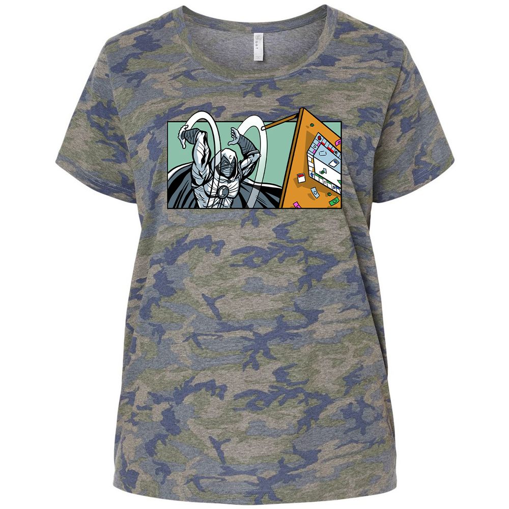 Ladies Curvy Jersey - NBKN6UG8 - Vintage Camo - 5