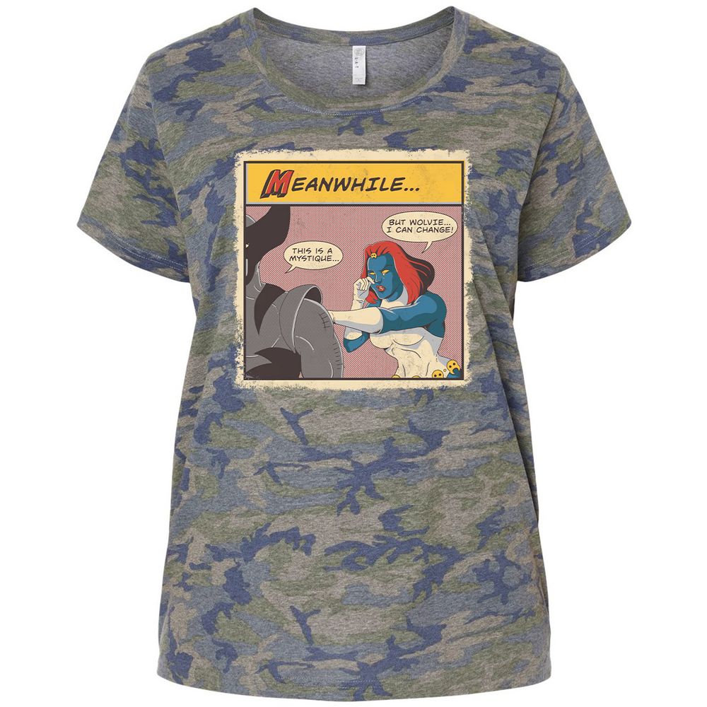 Ladies Curvy Jersey - LCX1SGV6 - Vintage Camo - 5