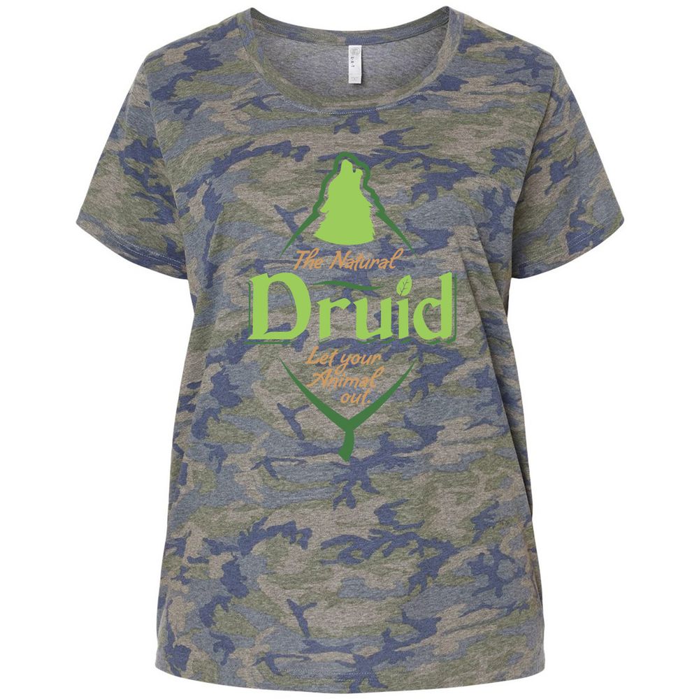 Ladies Curvy Jersey - 1PUWFDK3 - Vintage Camo - 5