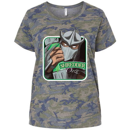 Ladies Curvy Jersey - ALR2T3KB - Vintage Camo - 5