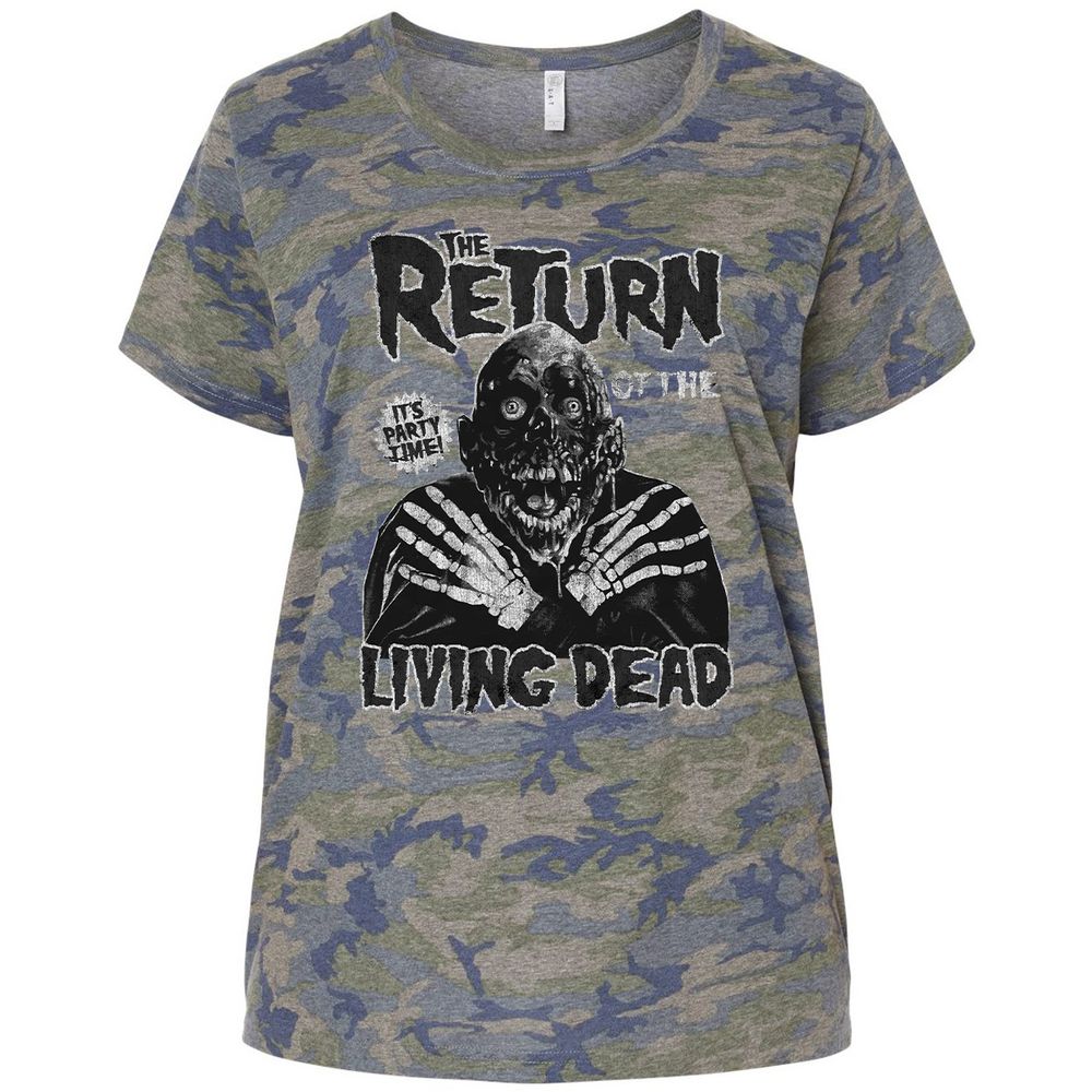 Ladies Curvy Jersey - MKRJXTPL - Vintage Camo - 5