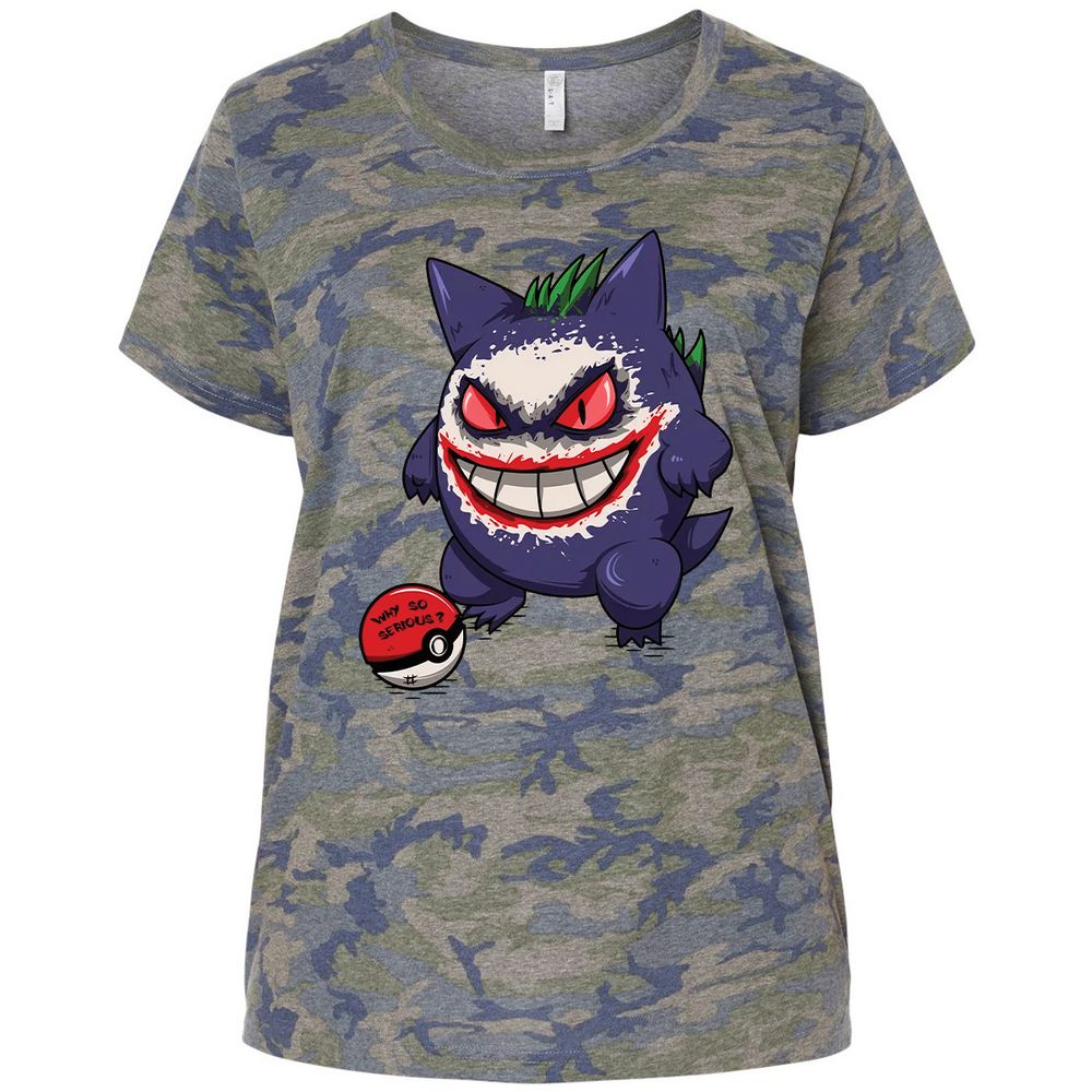 Ladies Curvy Jersey - JU3GJQN6 - Vintage Camo - 5