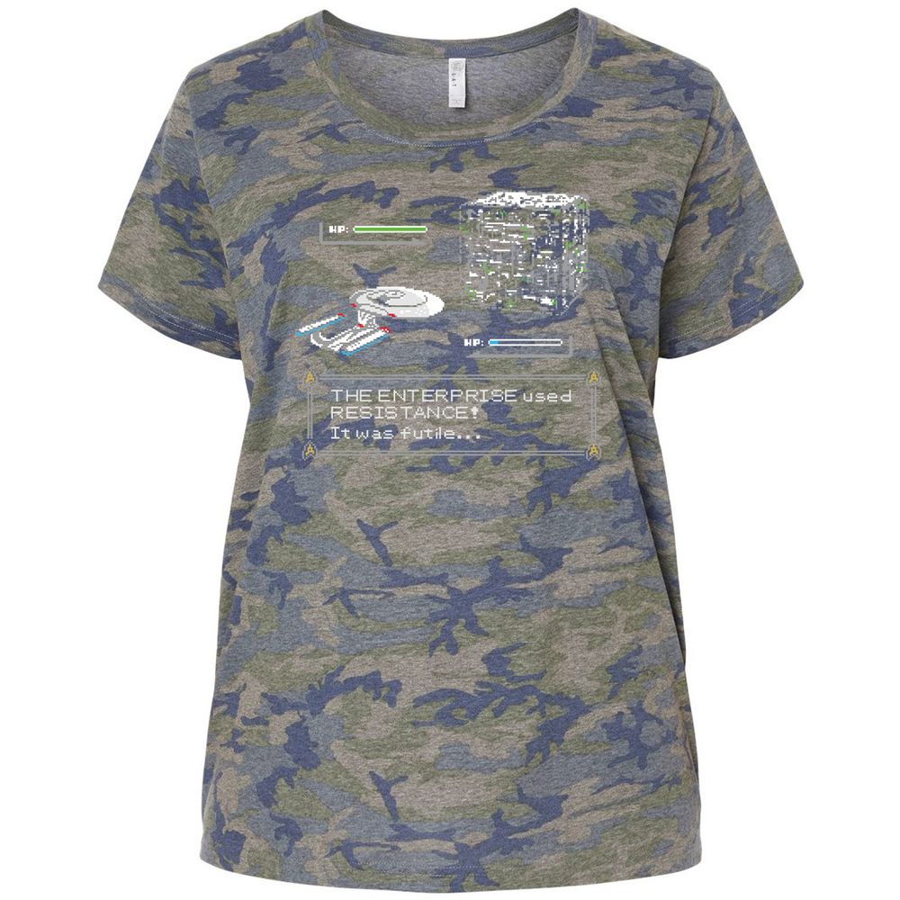 Ladies Curvy Jersey - YCU1RR3L - Vintage Camo - 5