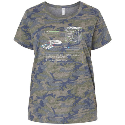 Ladies Curvy Jersey - YCU1RR3L - Vintage Camo - 5