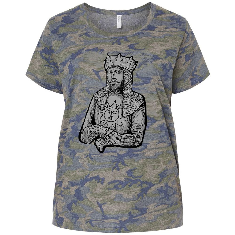 Ladies Curvy Jersey - 2JSNMU9G - Vintage Camo - 5