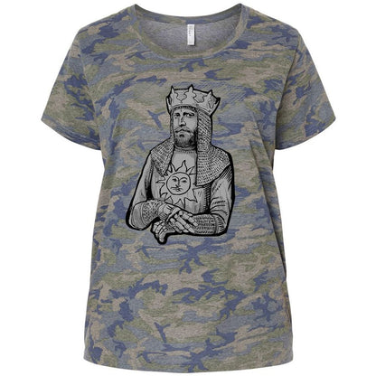 Ladies Curvy Jersey - 2JSNMU9G - Vintage Camo - 5