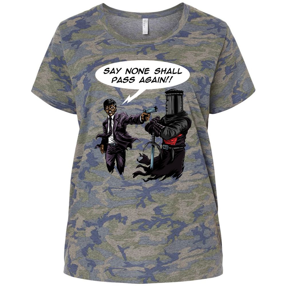 Ladies Curvy Jersey - HQ8ZL1X4 - Vintage Camo - 5