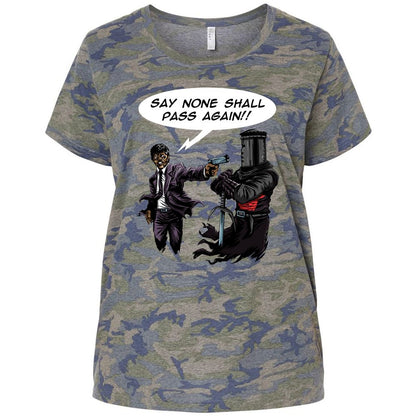 Ladies Curvy Jersey - HQ8ZL1X4 - Vintage Camo - 5