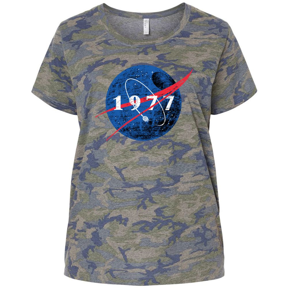 Ladies Curvy Jersey - FN2U7ZQM - Vintage Camo - 5
