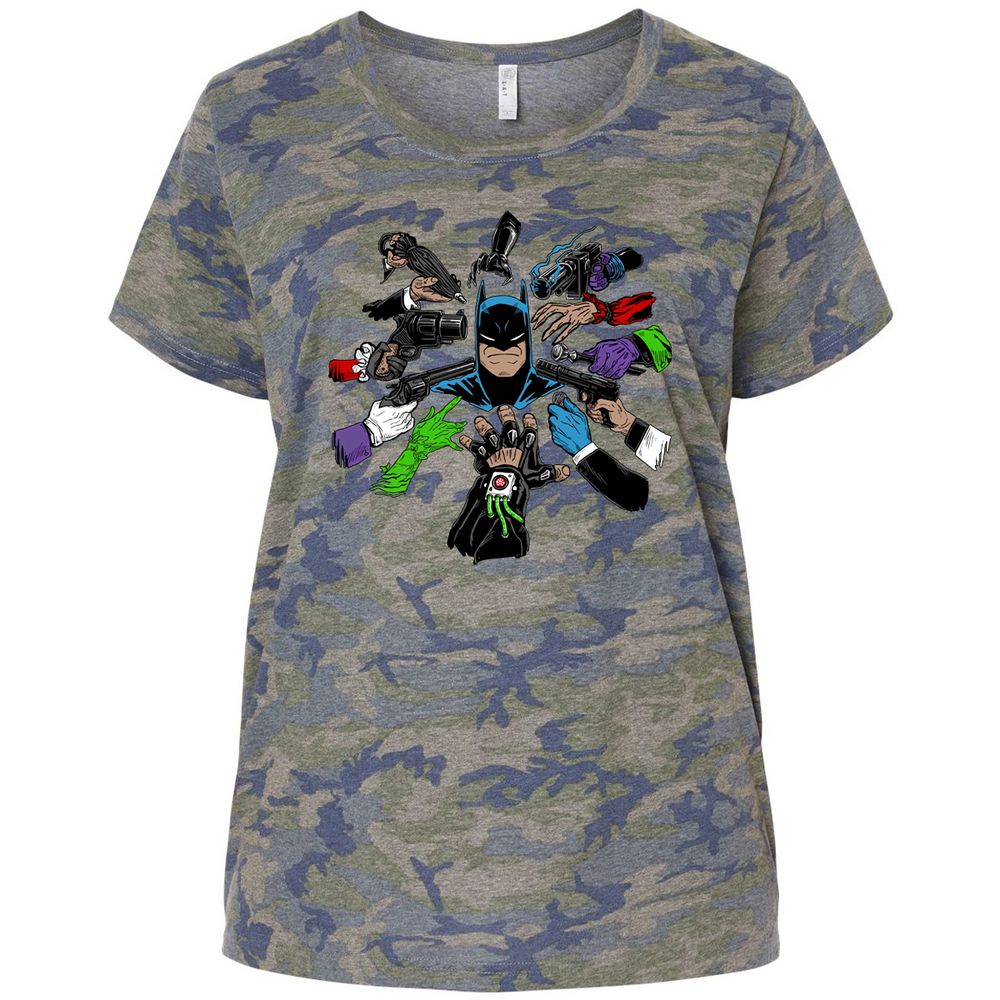 Ladies Curvy Jersey - 5XT1LHER - Vintage Camo - 5