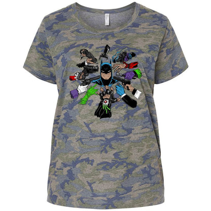 Ladies Curvy Jersey - 5XT1LHER - Vintage Camo - 5