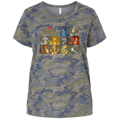 Ladies Curvy Jersey - KUUD68GK - Vintage Camo - 5