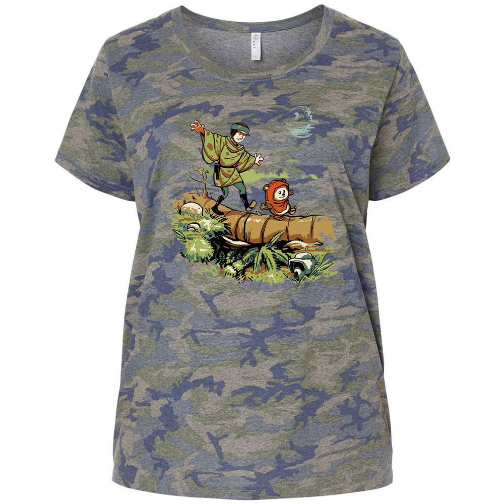 Ladies Curvy Jersey - M2HLDJ8G - Vintage Camo - 5