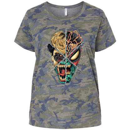 Ladies Curvy Jersey - KK2LJZDL - Vintage Camo - 5