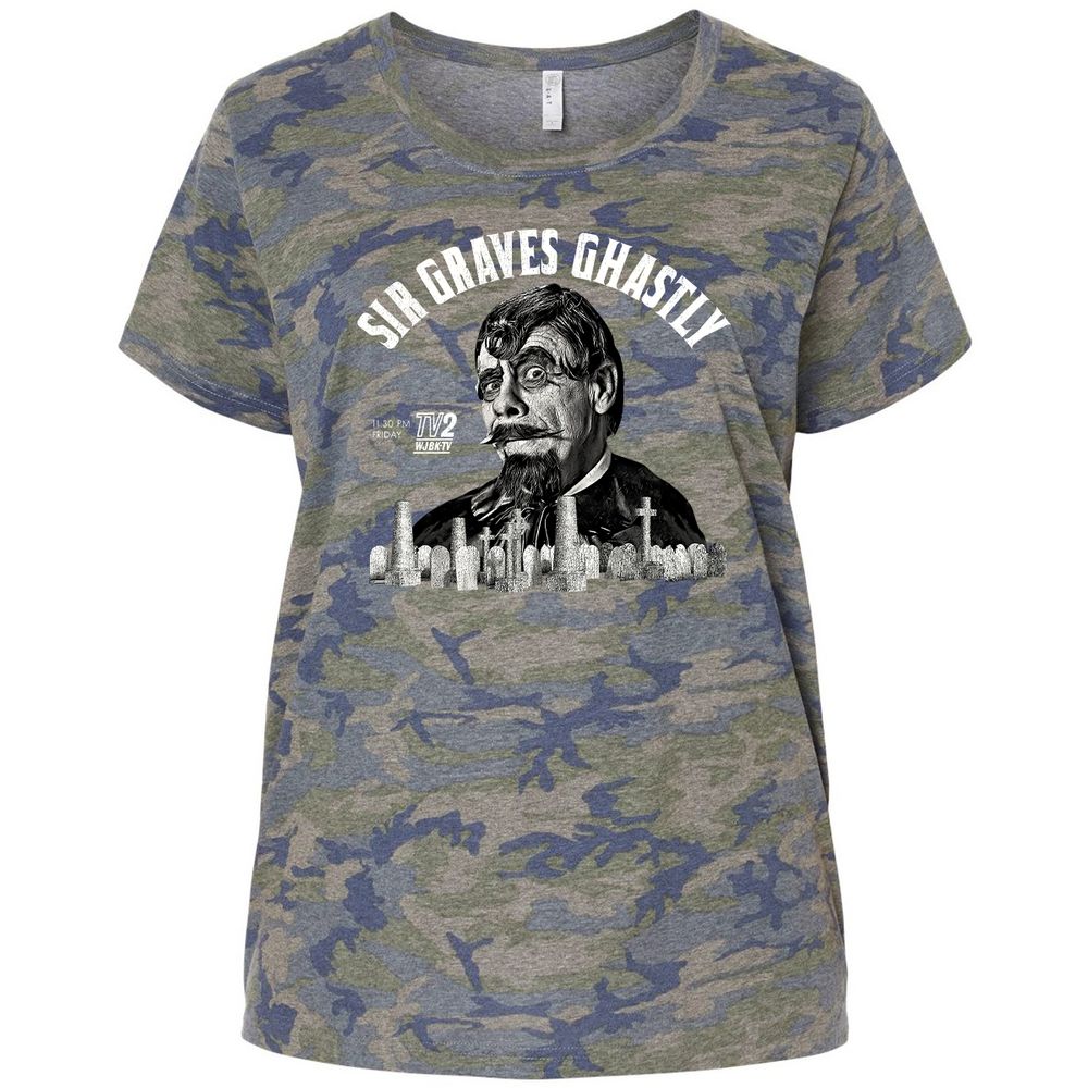 Ladies Curvy Jersey - GJUYKM1Y - Vintage Camo - 5