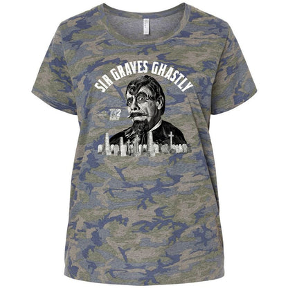 Ladies Curvy Jersey - GJUYKM1Y - Vintage Camo - 5