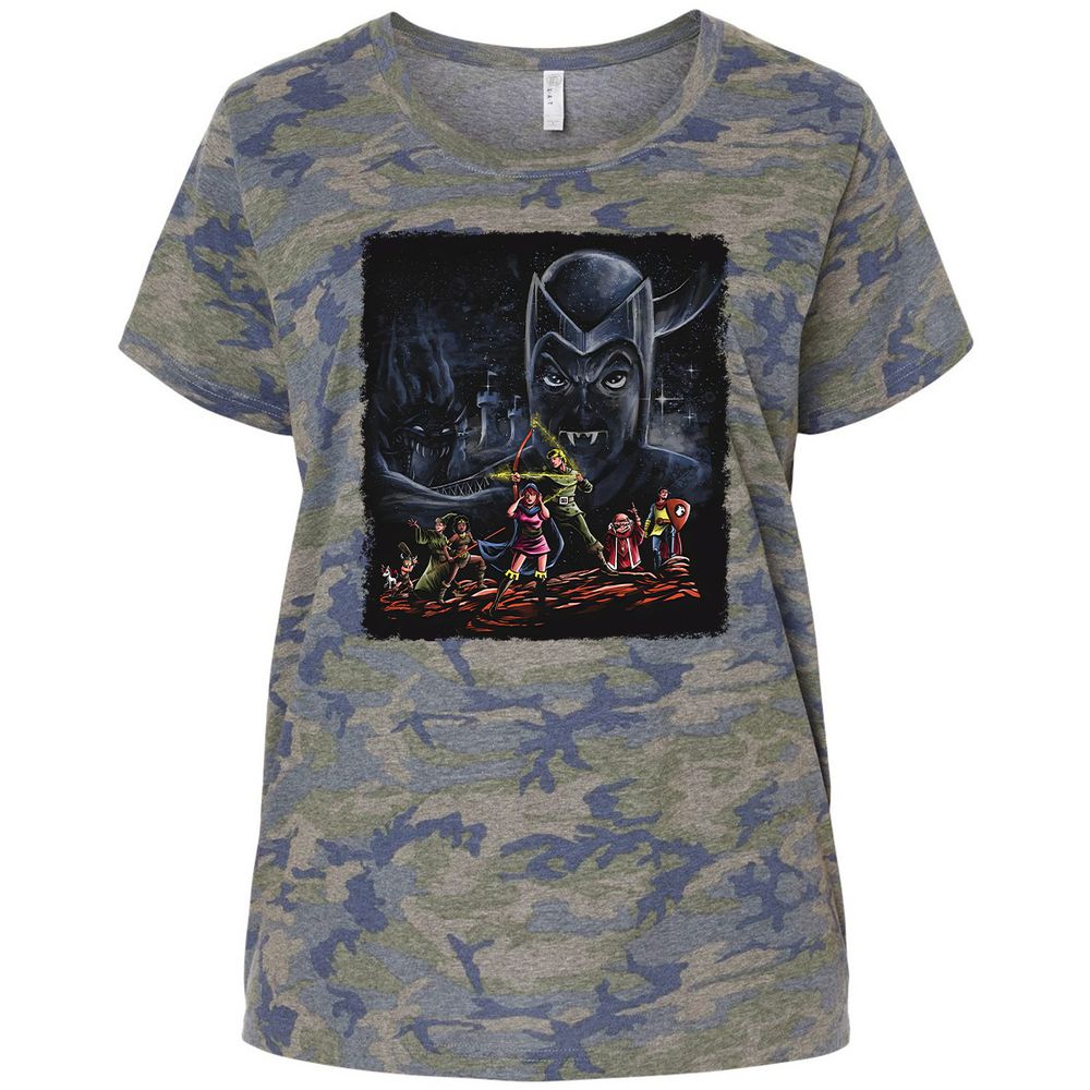 Ladies Curvy Jersey - 483KA5ZR - Vintage Camo - 5