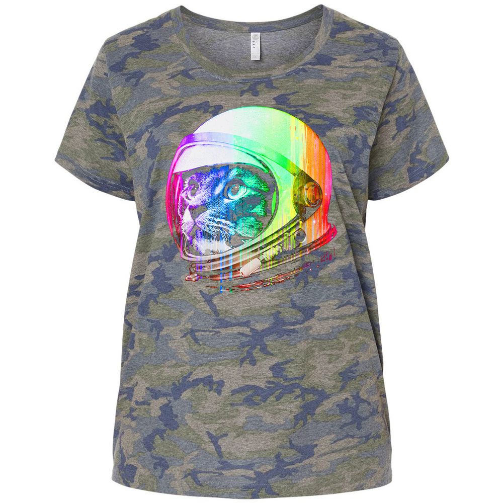 Ladies Curvy Jersey - MAFCL93P - Vintage Camo - 5