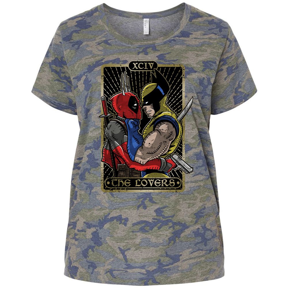 Ladies Curvy Jersey - E4KS16Z5 - Vintage Camo - 5