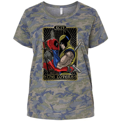 Ladies Curvy Jersey - E4KS16Z5 - Vintage Camo - 5