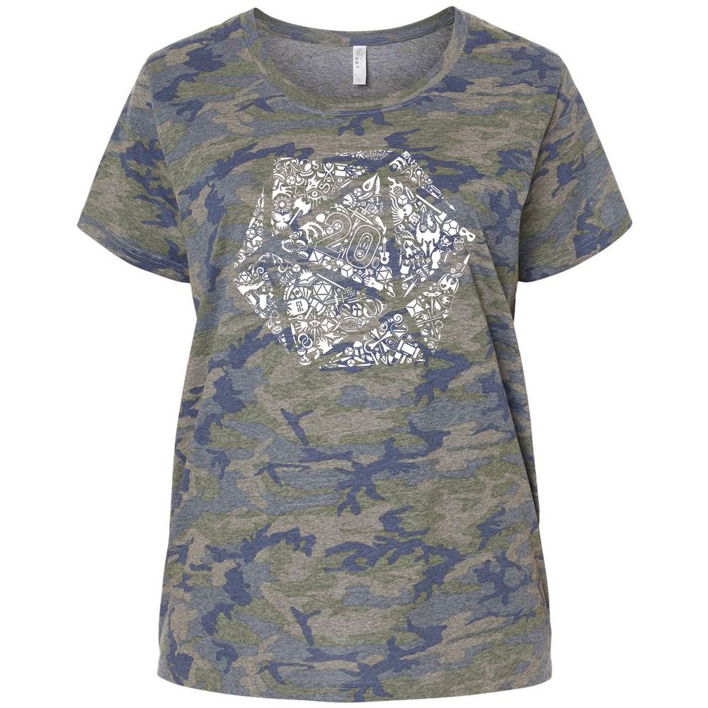 Ladies Curvy Jersey - LJXKDLNG - Vintage Camo - 5