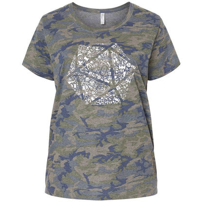 Ladies Curvy Jersey - LJXKDLNG - Vintage Camo - 5