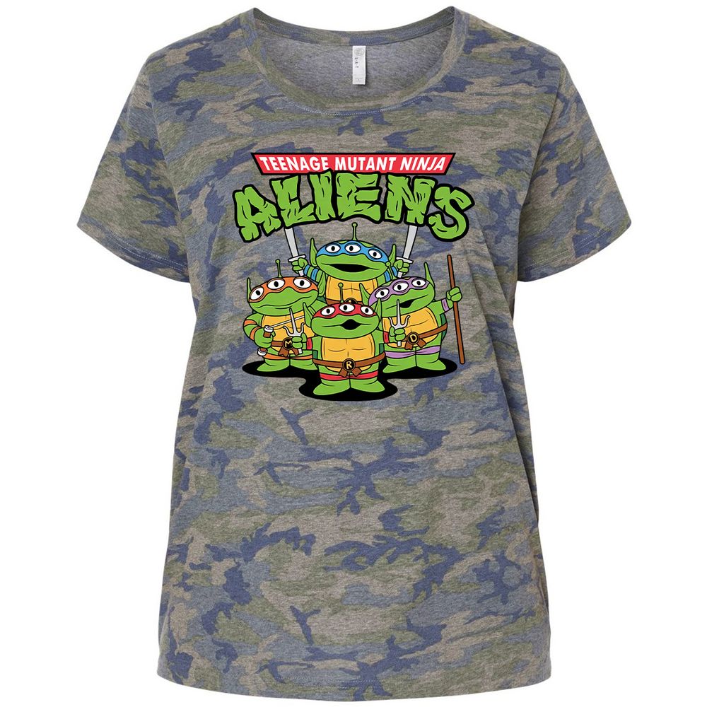 Ladies Curvy Jersey - KXCVZ29C - Vintage Camo - 5