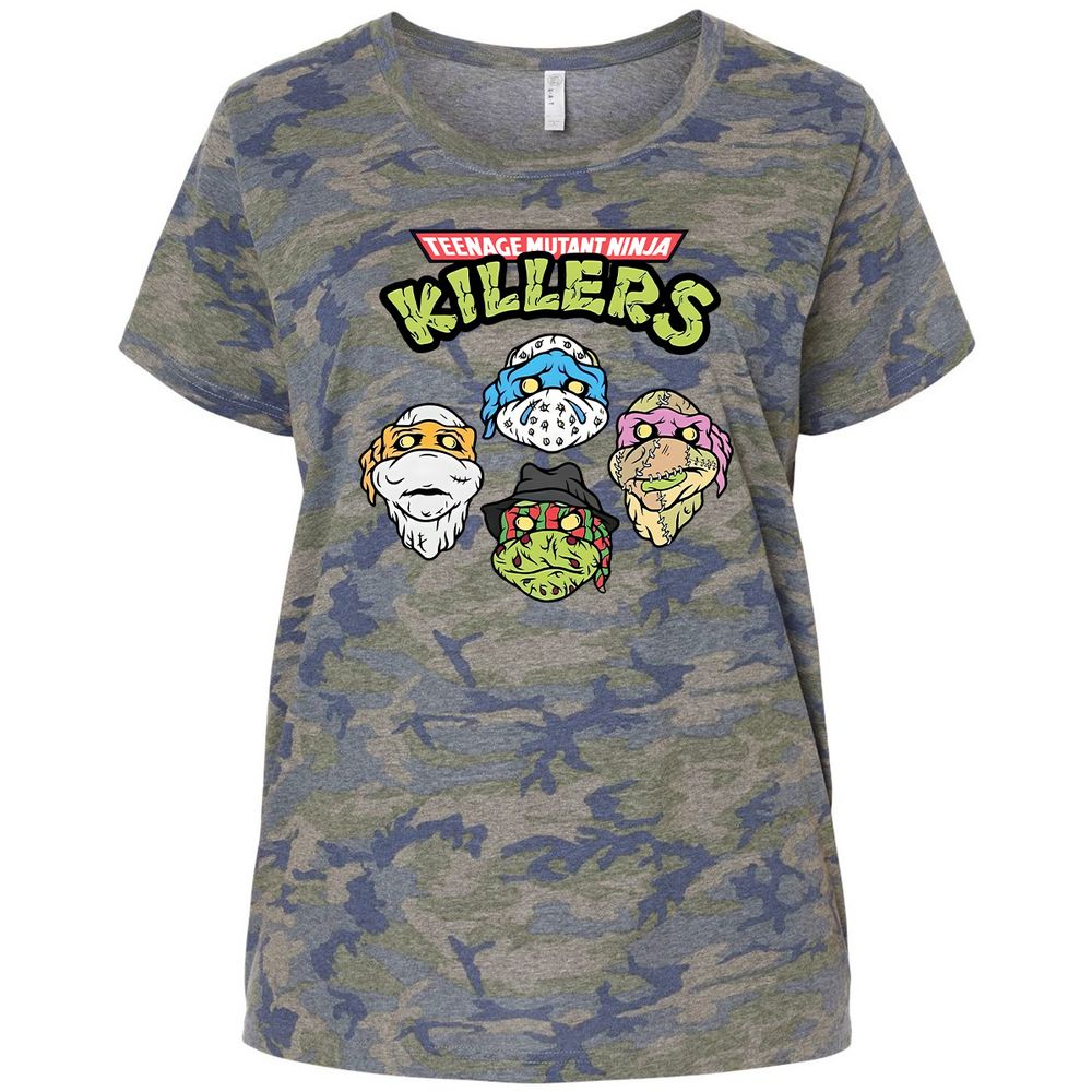 Ladies Curvy Jersey - DXQWDA8Q - Vintage Camo - 5