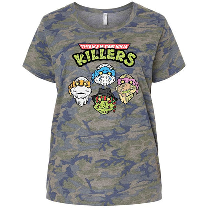 Ladies Curvy Jersey - DXQWDA8Q - Vintage Camo - 5