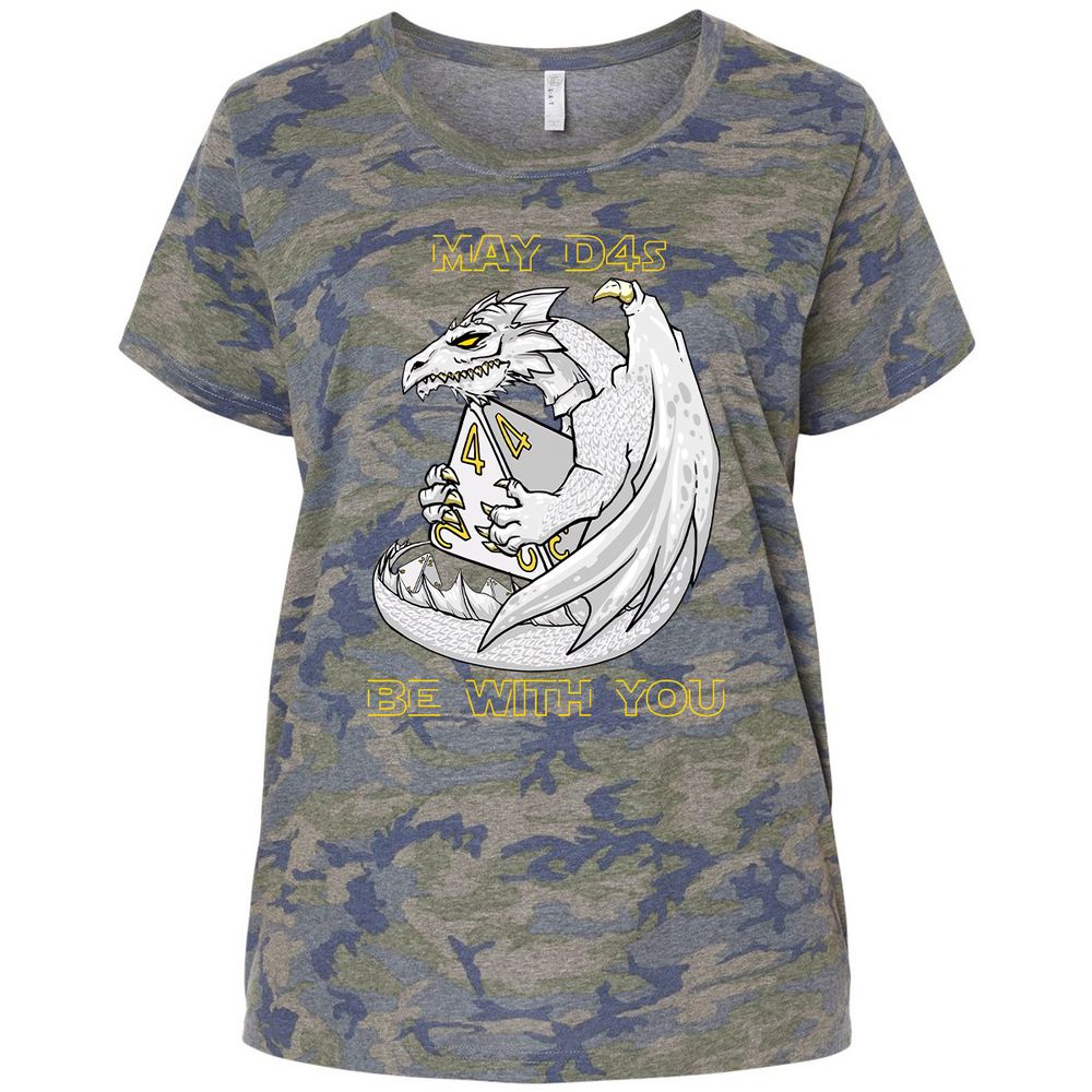 Ladies Curvy Jersey - FP67NRGP - Vintage Camo - 5