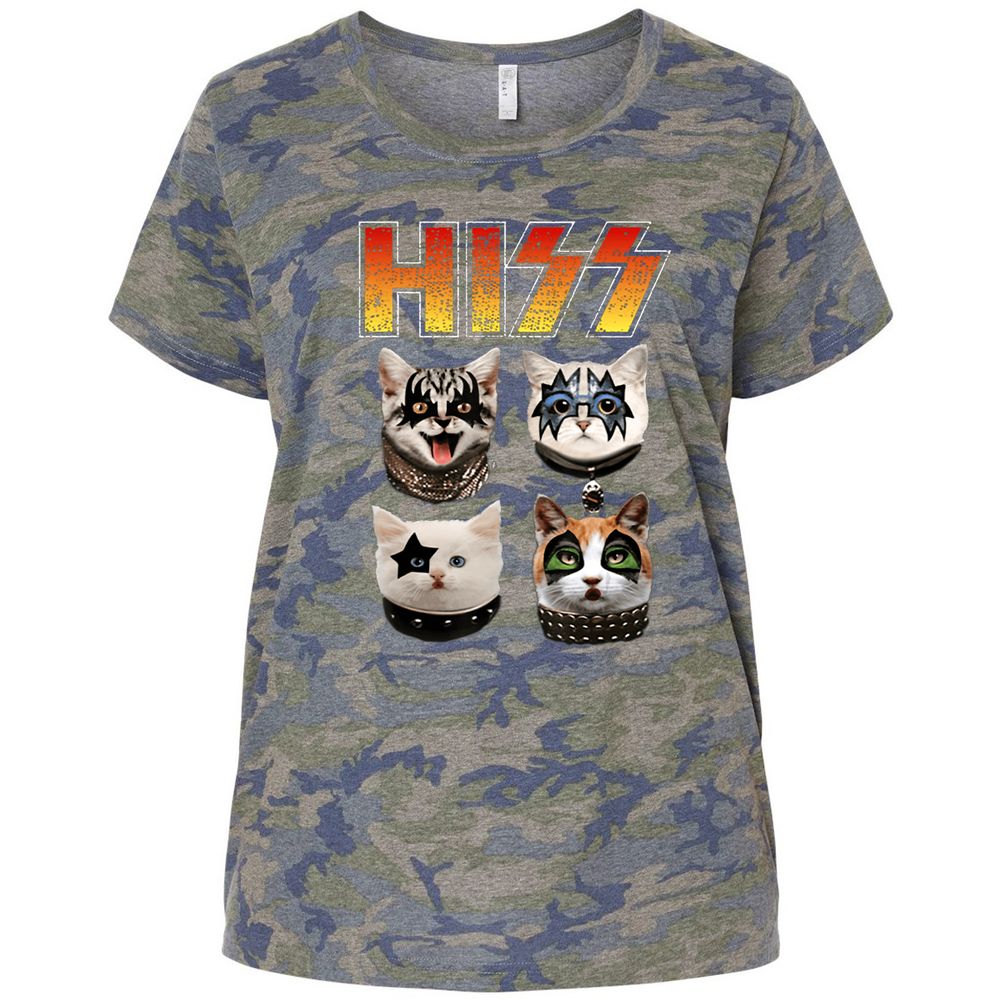 Ladies Curvy Jersey - AS8JSHQR - Vintage Camo - 5