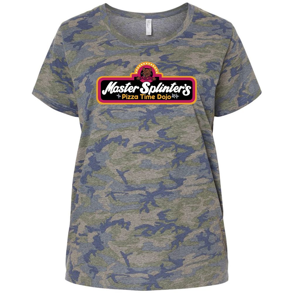 Ladies Curvy Jersey - T63MDRUQ - Vintage Camo - 5