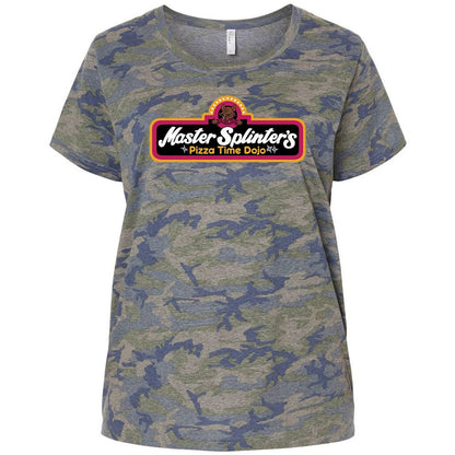 Ladies Curvy Jersey - T63MDRUQ - Vintage Camo - 5