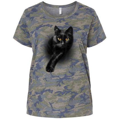 Ladies Curvy Jersey - SRVQXVNL - Vintage Camo - 5