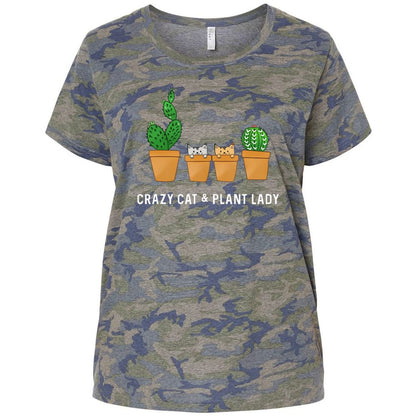 Ladies Curvy Jersey - L52WHJ3G - Vintage Camo - 5