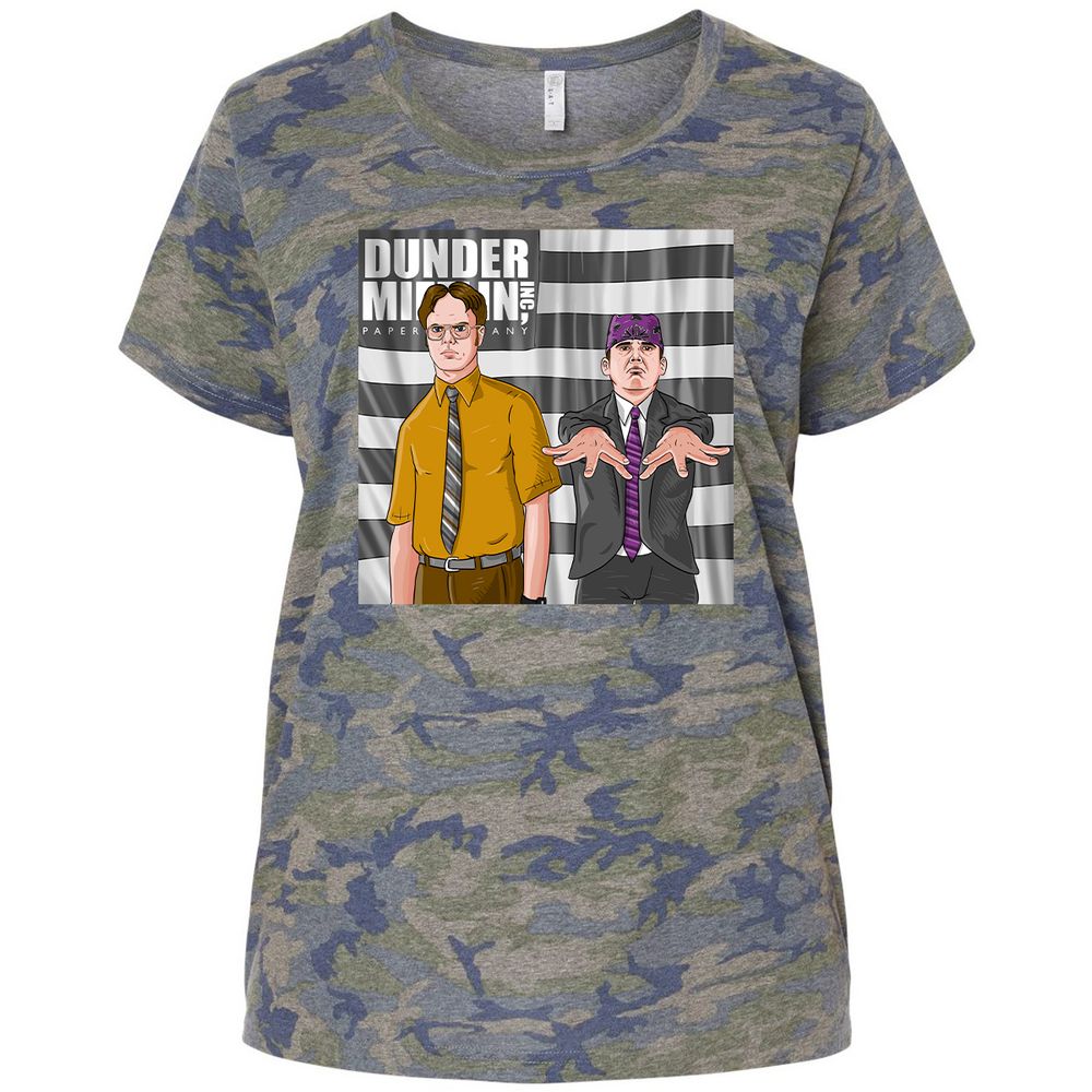 Ladies Curvy Jersey - MC11EZY4 - Vintage Camo - 5