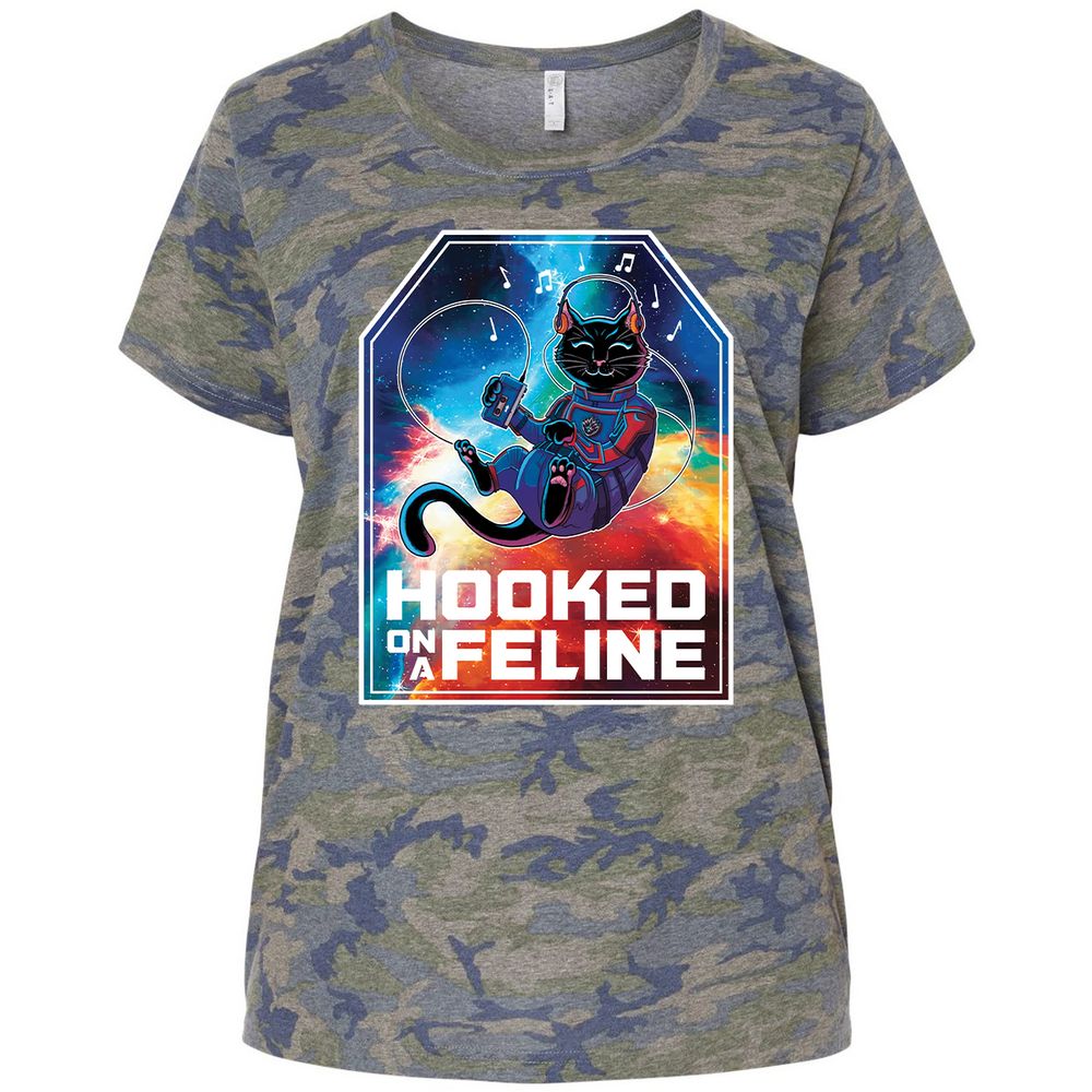 Ladies Curvy Jersey - X8GQ22J3 - Vintage Camo - 5